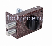 Картинка Замок накладной Omega (Омега) цилиндровый ЗН-1 2Р медь